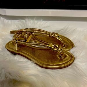 Michael Michael Kors shoes/ sandal gold